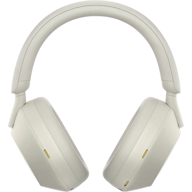 Sony WH-1000XM5 brusreducerande trådlösa over-ear-hörlurar, bluetooth, tydlig samtalskvalitet, upp till 30 timmars batteritid, snabbladdning, Alexa & Google Assistant, iOS och Android - Silver