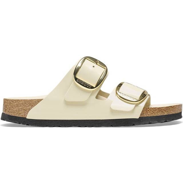 Sneakers Birkenstock Arizona Big Buckle Natural Leather Patent High-Shine Light Rose EUR 37 (37)