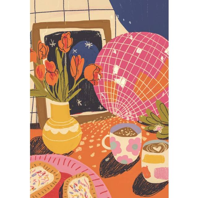 Affisch - Disco Tea li - 50x70
