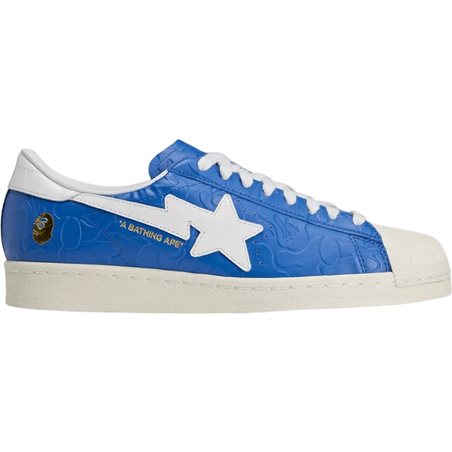 adidas x BAPE ☆ SUPERSTAR Vintage ‘Blue’ Adidas X Bape Superstar Vintage M - Blue/White • Price »