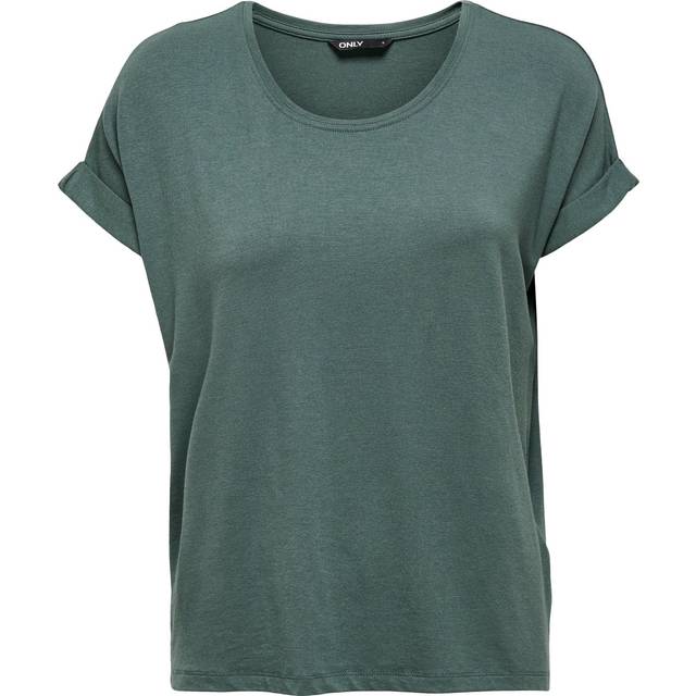 Women's T-shirt Only Moster manches courtes col rond - Vert - XS