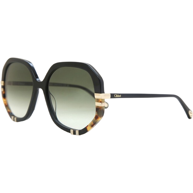 Chloé CH 0105S 002, SQUARE Sunglasses, FEMALE - Black