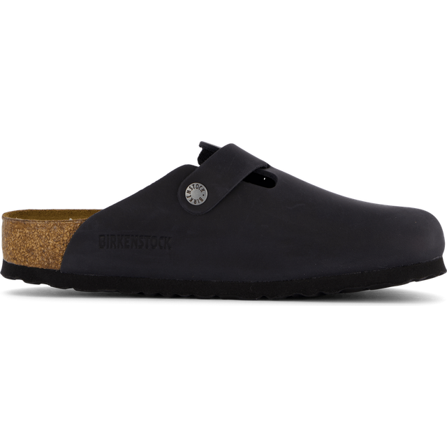 Natural leather clogs Birkenstock Boston - Noir - 36