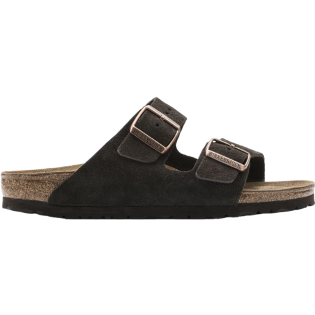 Birkenstock, Sliders, male, Brown, 8 UK, Arizona Soft Footbed Sandals