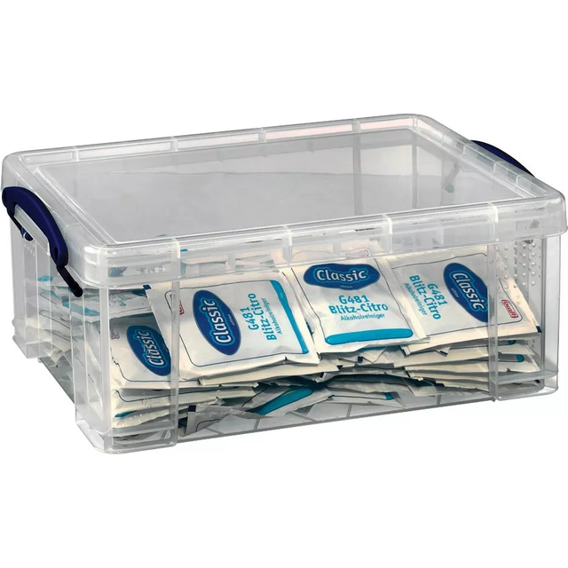 Really Useful Box Storage Box 9 L Transparent 25.5 x 39.5 x 15.5 cm