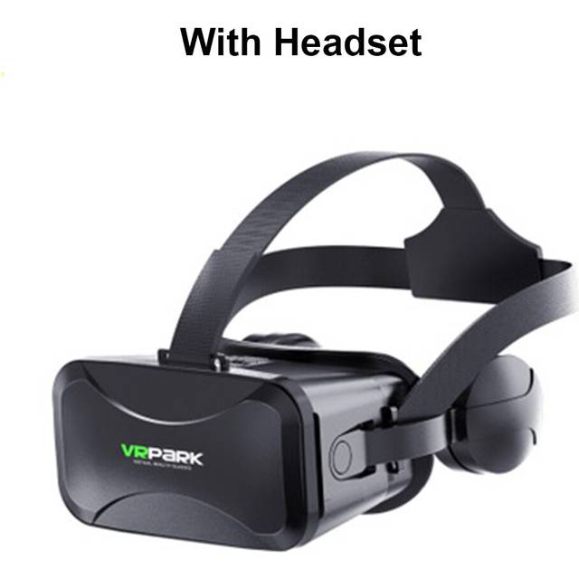3d vr-glasögon virtuell verklighet vidvinkel fullskärms visuella vr-glasögon för android ios-smartphone med headsetglasögon