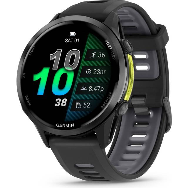 GARMIN FORERUNNER 970 Smartwatch Schwarz/Carbongrau Titan