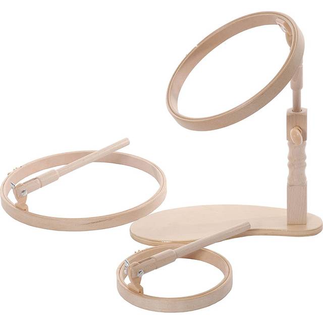 Elbesee seat frame with embroidery hoops - 6" + 8" + 10" hoops - tapestry