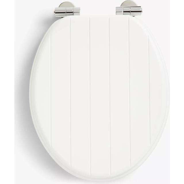 John Lewis Slatted Easy-Fix Toilet Seat, FSC-Certified (MDF)