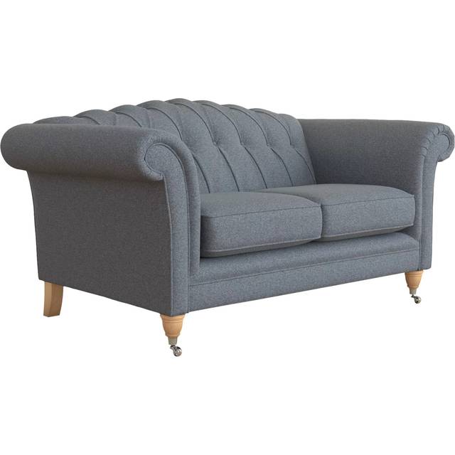 Laura Ashley Gloucester Small 2 Seater Sofa, Oak Leg