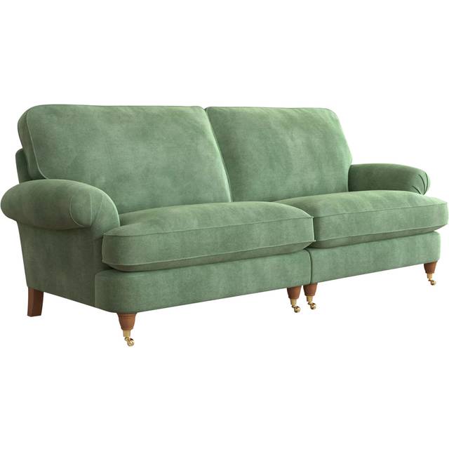 Laura Ashley Beaumaris Grand 4 Seater Sofe, Oak Leg