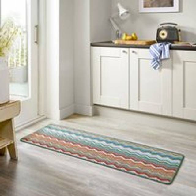 Marvel Boucle Zig Zag Washable Runner - Marvel Zig Zag Multicoloured