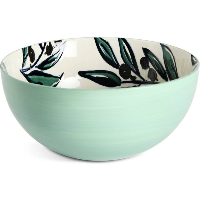 Habitat Stoneware Serving Bowl - Olive