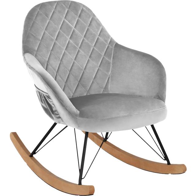 Little Seeds Monarch Hill Dahlia Upholstered Nursery Rocker