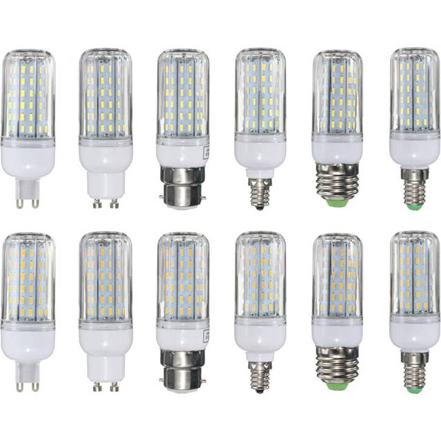 (Warm White, GU10) E27 E14 E12 B22 G9 GU10 10W 96 SMD 4014 900Lm LED Fireproof Cover Corn Lighting Bulb AC 220V