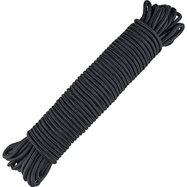 30M Multi-functional Nylon Rope, 6MM Thick Heavy Duty Hanging Cord String, Traction Tying Rope for Camping Outdoor Garden