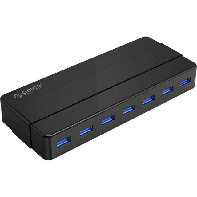 USB HUB 7/4 Port USB3.0 Desktop HUB with 12V Power Adapter USB Splitter For Computer Accessories