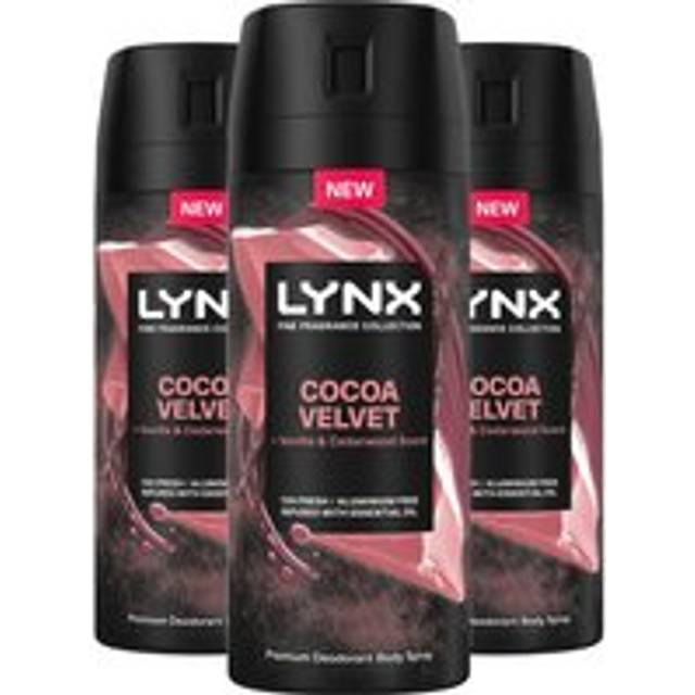 Lynx 72Hr Fine Fragrance Cocoa Velvet Body Spray 150ml