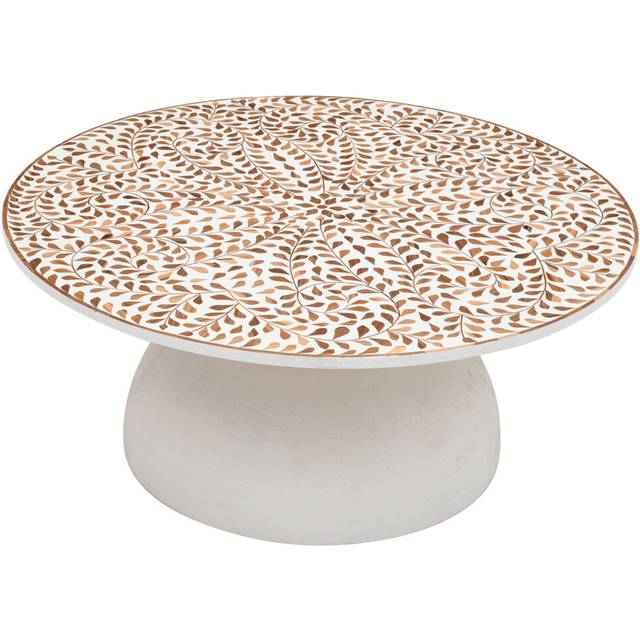 Malda Mango Wooden Round Coffee Table