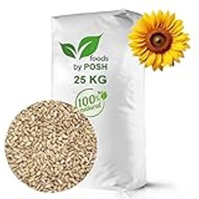 25 kg solrosfrön skalade | ströfoder fågelfoder fåglar vilda fåglar | vildfågelmat året runt | sommar och vinter