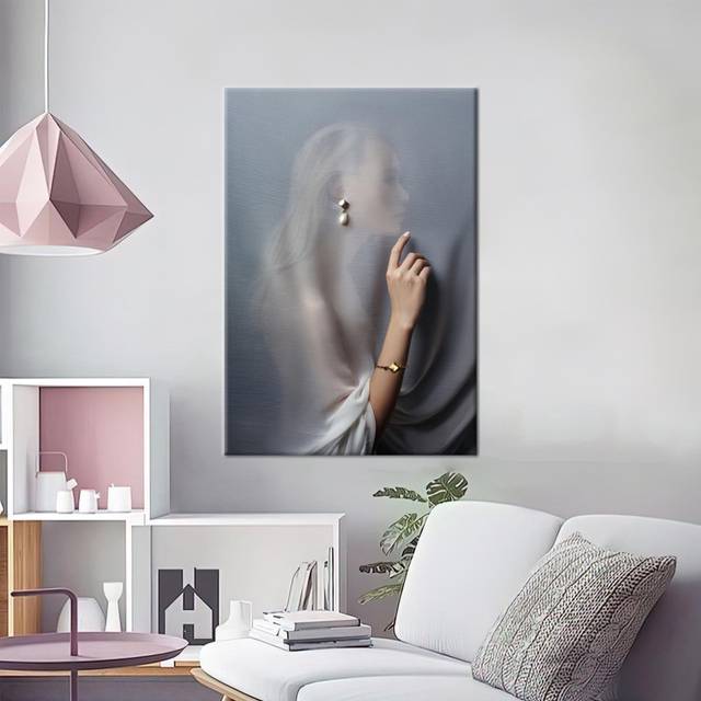 No Frame Print on Canvas - Multi-Color (70 cm H x 50 cm W)