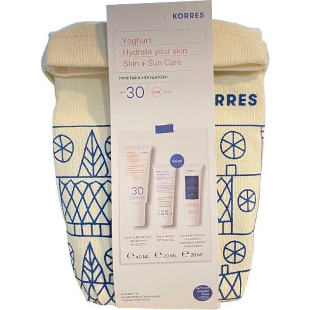 Korres yoghurt sunscreen face cream-gel spf30 40 ml + 2 gifts
