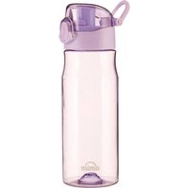 Purple 750ml Sports Bottle,  BPA-Free Plastic Sports Bottle, Push Button Lid Water Bottle, Travel Bottle