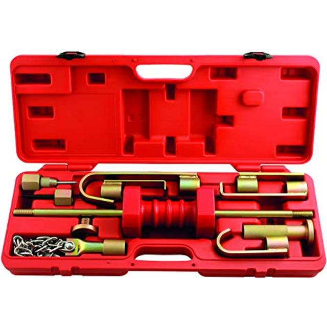Power-tec 5.4kg slide hammer puller heavy duty tool kit adaptors 580mm long