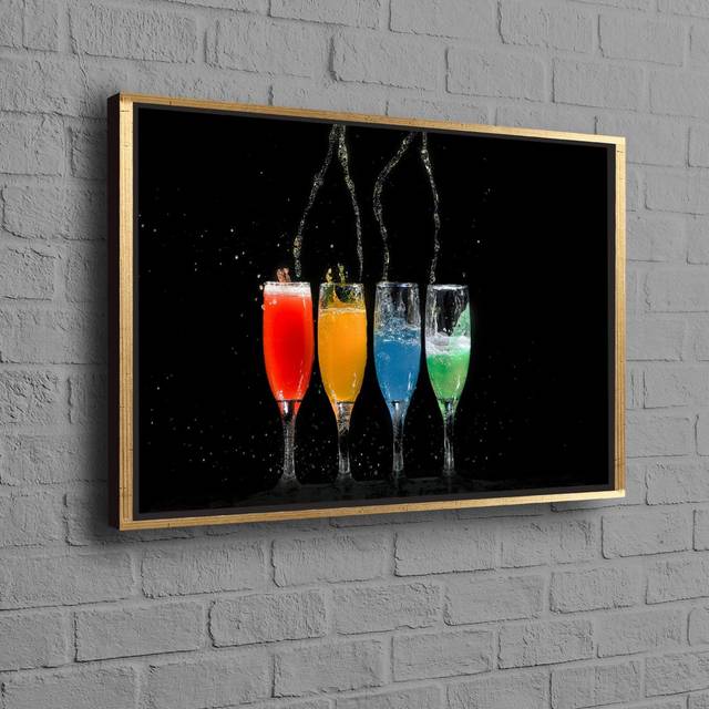 Print on Canvas - White Floater Framed (40 cm H x 60 cm W)