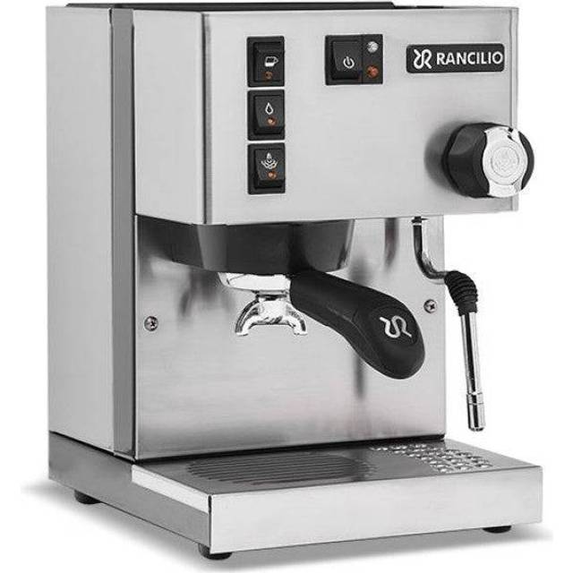 Rancilio Silvia E V6 Espresso Coffee Machine, Pro for Home - St. Steel