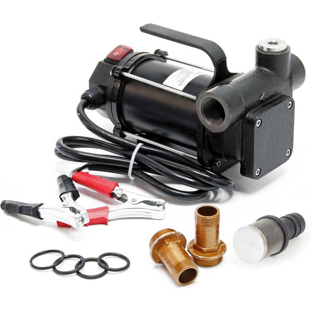Self-priming Diesel Pump 550W 12V Heating Oil Pump 80 l/min with 3m Suction Lift
