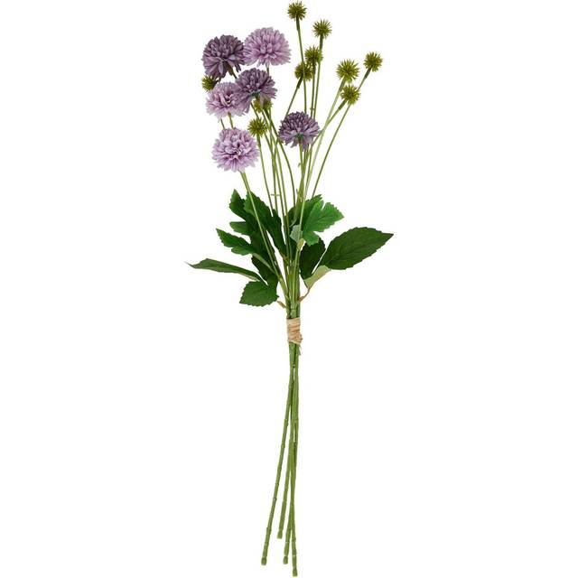 Hill Interiors - Chrysanthemum Bouquet - Plastic - H60 cm - Purple