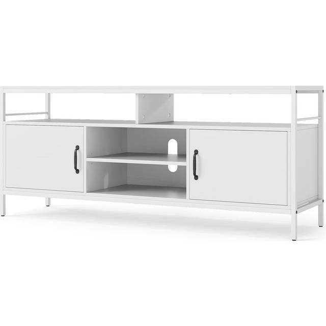 TV Stand For Tvs Up To 65” 147 Cm TV Console Table With Storage-White (65&#34;)