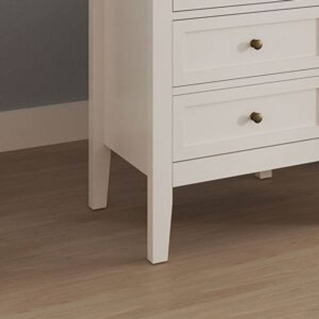 Pair of 3 Drawer Bedside Table - Rowley Pale Cream Range Material: Furniture/Furniture Ranges/Rowley Range/Rowley Pale Cream Range