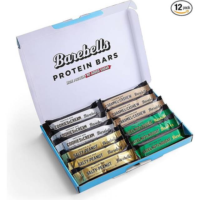 Barebells Protein Bars Official Mix Box | 20g protein low carb chocolate bars | after workout low calorie snacks 12 x 55g (Selection box)
