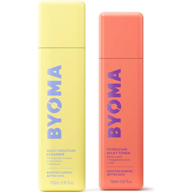 Byoma hydrating milky toner (150ml) + byoma milky moisture cleanser (175ml)