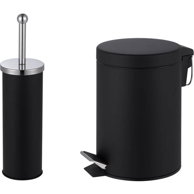 Mccabe 3 Litre Step On Rubbish Bin - Black (3L)