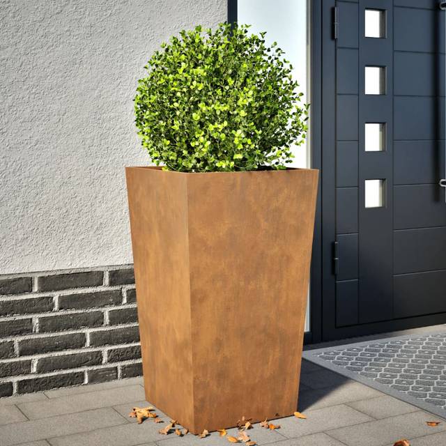 Planter Box - Corten Steel (75cm H x 45cm W x 45cm D)