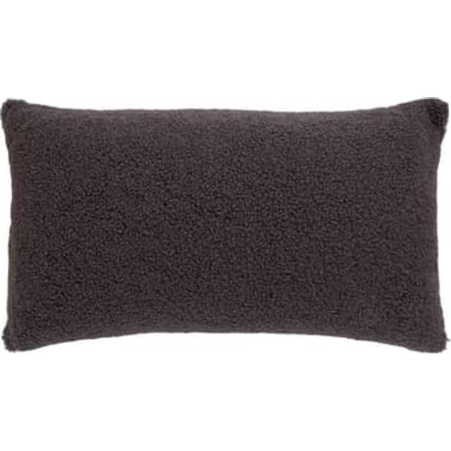 Set med 2 produkter. Kudde LAMMVÄSKA 30x50cm, mörkgrå