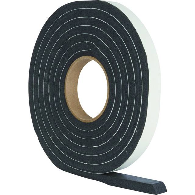 StormGuard 05SR6843053BL 3.05m Rubber Foam Jumbo Draught Excluder Weather Strip Seal - Black