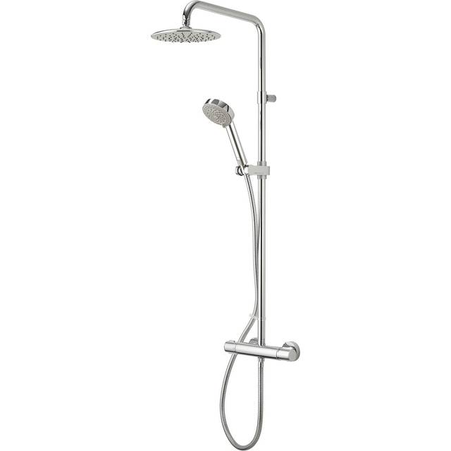 Aqualisa Midas 110 Mixer Shower Exposed Bar Valve Chrome Drencher Modern MD110SC