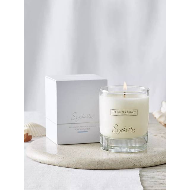 The White Company Seychelles Scented Candle, 140g