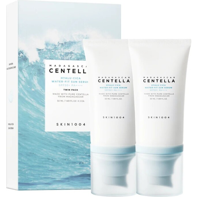 SKIN 1004 - Madagascar Centella Hyalu-Cica Water-Fit Sun Serum Twin Pack 50ml x 2 pcs