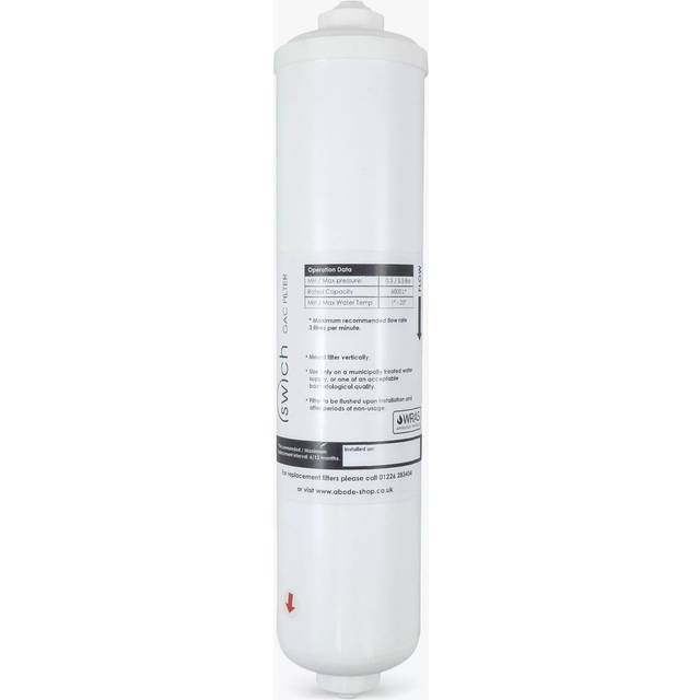 Abode Swich GAC Replacement Water Filter Cartridge for Soft Water