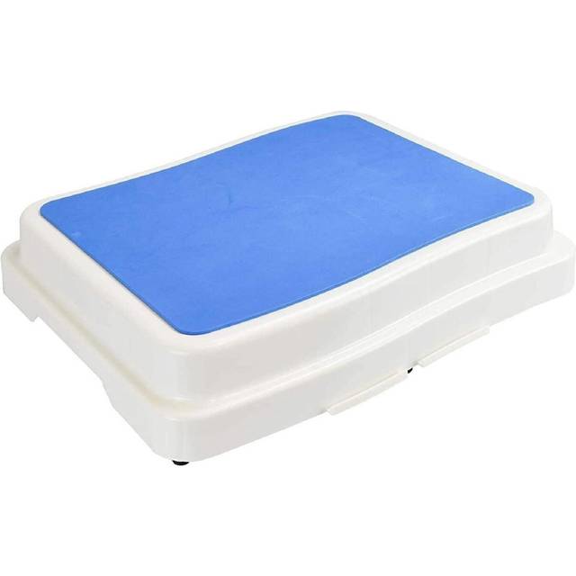 Belfry Bathroom Bath Step Anti Slip Bathroom Slip Resistant Modular Aid Elderly Shower Stepping Disability Mobility Aid Door Walking Stool - Blue;White