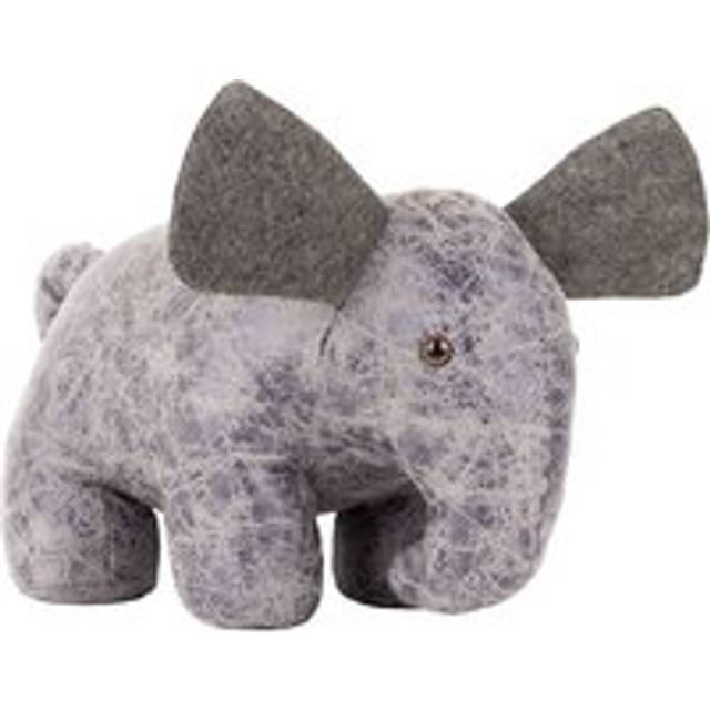 Fabric Floor Door Stop - Grey (18cm H X 34cm W X 16cm D)