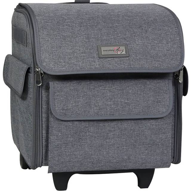 Collapsible Overlocker Machine Tote Grey - Everything Mary - 853B69D3D971468DA6BD3E0C157878C0 (56L)