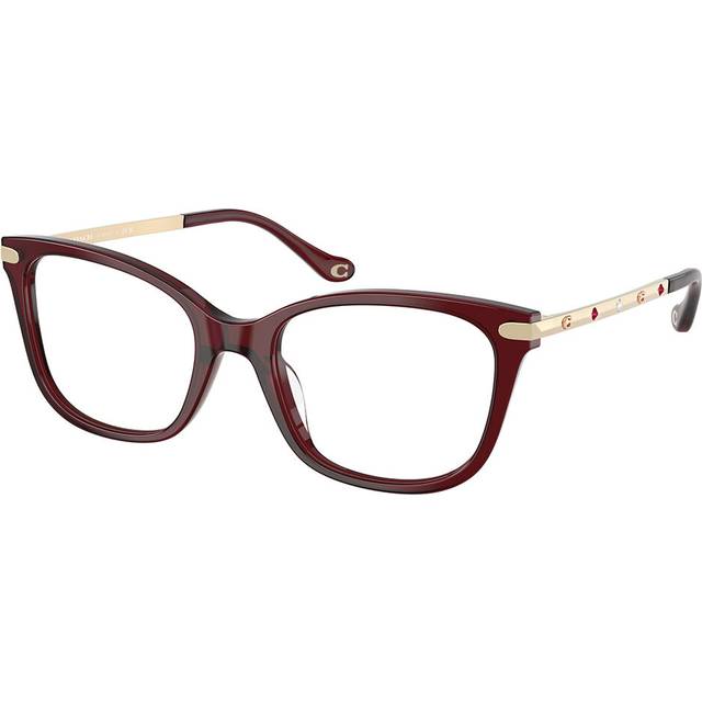 Coach HC6261BU Women's Glasses, Burgundy, Size 50 - Pearly Burgundy (50)