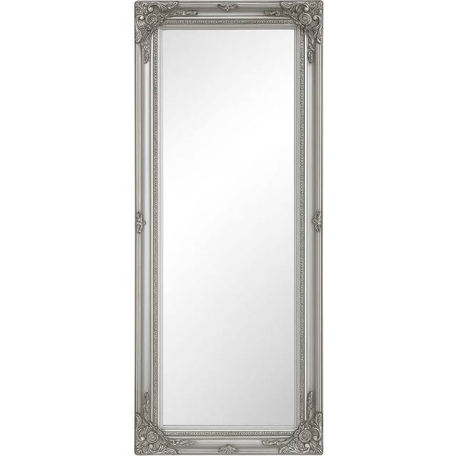 Tall Silver Ornate Bevelled Mirror 47cm x 142cm Material: Mirrors/Leaner Mirrors