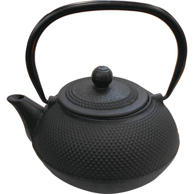 CAPTAIN STAG Suiraku Cast Iron Teapot 900ml with Tea Strainer UW-2003